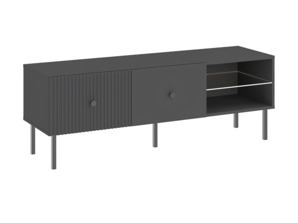 Szafka RTV Vienaro 135 cm antracytowa