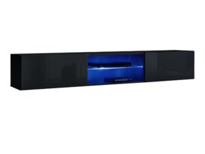 Miniaturka 4 - Szafka RTV wisząca z LED Kelmoro 180 cm