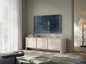 Miniaturka 6 - Szafka RTV Lavello kaszmir – aranżacja salonu pod telewizorem