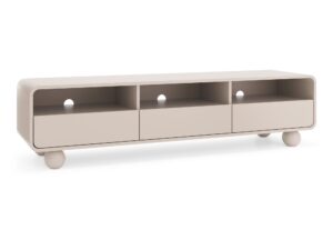 Miniaturka 2 - Szafka RTV Albenza 180 cm – widok z boku i kuliste nóżki