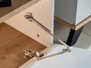 Miniaturka 2 - Szafka RTV z otwartymi wnękami Bolvano 160 cm Riviera Perla Gray – detal 2