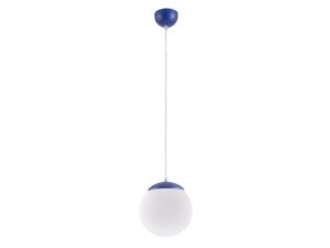 Miniaturka 27 - Szklana lampa wisząca UGO 20 cm ultramaryna