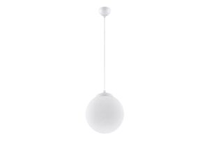 Miniaturka 56 - Szklana lampa wisząca UGO 30 cm biały na białym tle