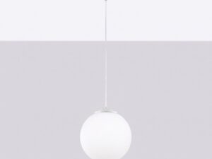 Miniaturka 57 - Szklana lampa wisząca UGO 30 cm biały na jasnym tle