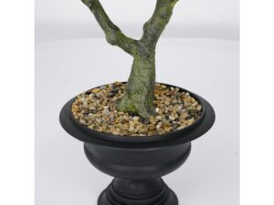 Miniaturka 2 - Sztuczne bonsai z kamykami w czarnej dekoracyjnej doniczce