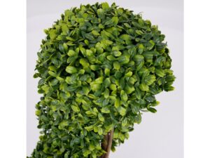 Miniaturka 1 - Sztuczny bukszpan 50 cm zbliżenie drobnych jasnozielonych i ciemnozielonych liści