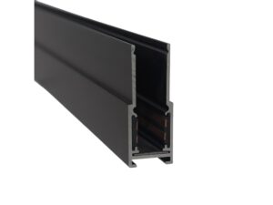 Miniaturka 3 - Czarny aluminiowy szynoprzewód magnetyczny 10 mm, packshot na jasnym tle