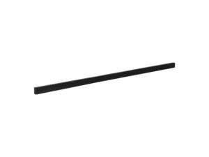 Miniaturka 4 - Czarna szyna magnetyczna natynkowa 200 cm do systemu 20 mm, cała prowadnica na białym tle