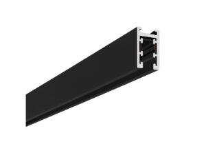Miniaturka 5 - Czarna szyna magnetyczna natynkowa długości 100 cm na białym tle