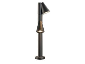 Miniaturka 2 - Czarna lampa ogrodowa T-Tube 70 Pole – tył obudowy