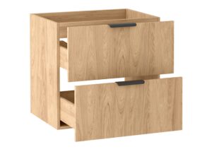 Miniaturka 9 - Szafka Tamira 60 cm Hikora – wnętrze górnej i dolnej szuflady