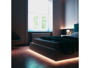 Miniaturka 1 - Neutralne światło COB 4000 K w podświetleniu łóżka