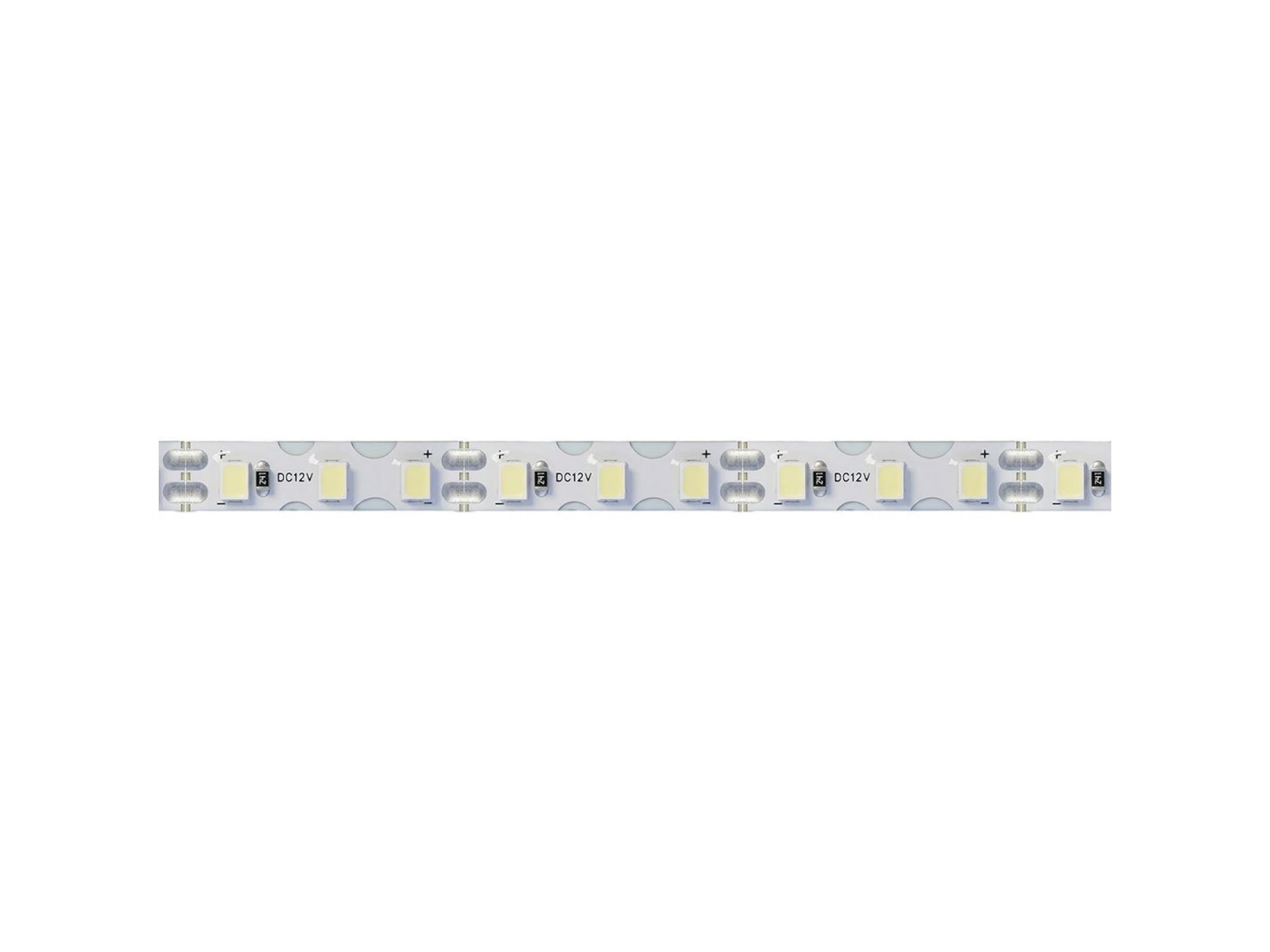 Taśma LED Zig Zag 12 V IP20 – zbliżenie diod i pól kontaktowych