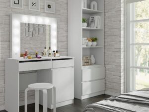Miniaturka 5 - Toaletka Lusteria 95 cm z lustrem i oświetleniem – zdjęcie 5
