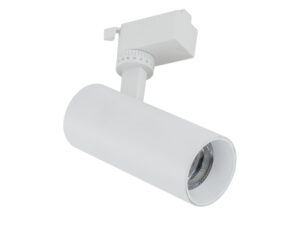 Miniaturka 1 - Biały reflektor szynowy Tracer CCT LED 10 W na białym tle