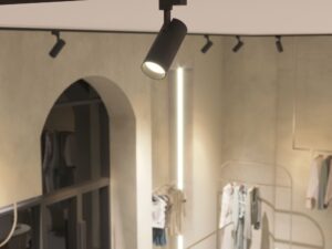 Miniaturka 6 - Czarny reflektor Tracer CCT LED 20 W w aranżacji