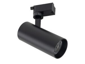 Miniaturka 2 - Czarny reflektor szynowy Tracer CCT LED 20 W na białym tle