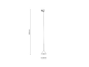 Miniaturka 1 - Lampa szynowa Tracer Cono Mini GU10 czarna, dodatkowy widok oprawy