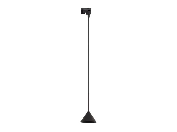 Lampa szynowa Tracer Cono Mini czarna GU10, ujęcie produktu na białym tle