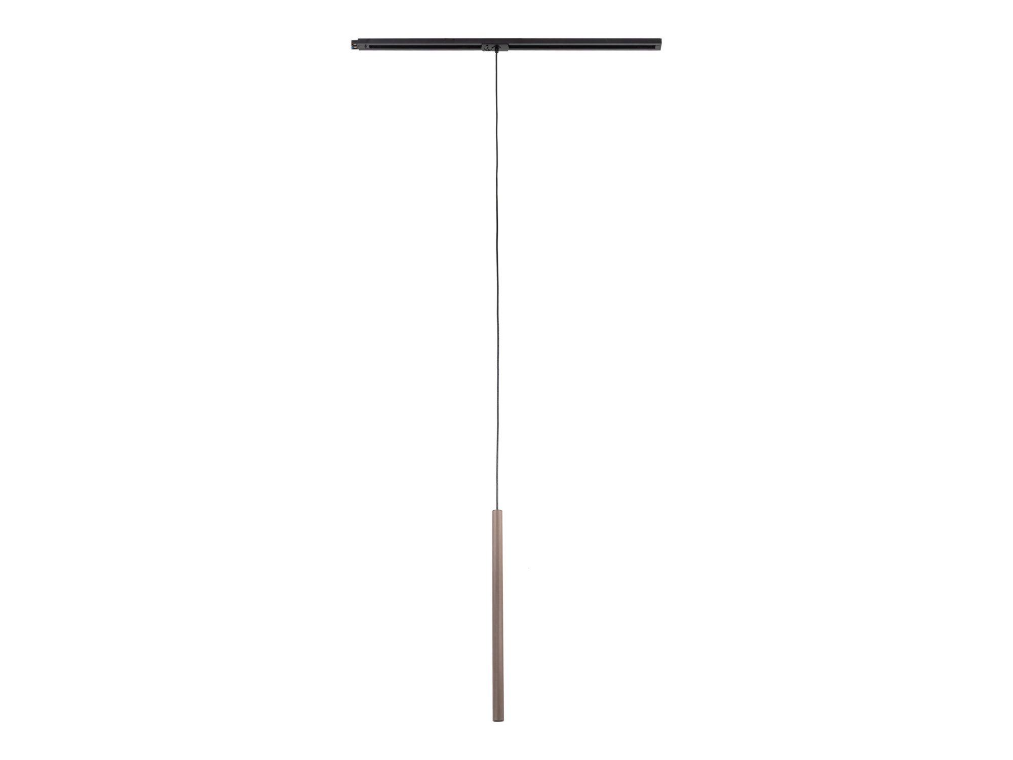 Lampa szynowa Tracer G9 brązowa, wysokość 225 cm