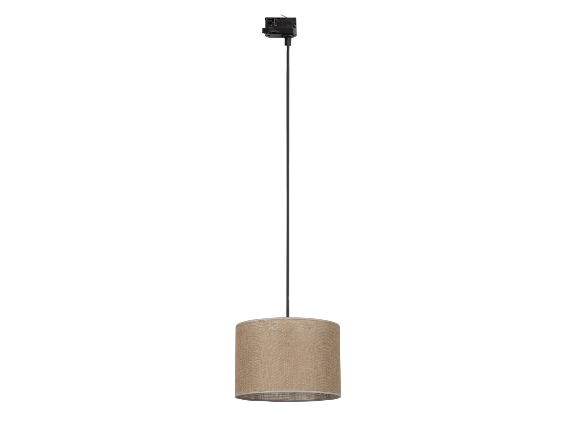 Tracer Trójobwodowy E27 30 cm – abażur z juty, ujęcie produktowe