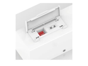 Miniaturka 2 - Track Panel biały detal przełączników parametrów Multi-lumen i CCT