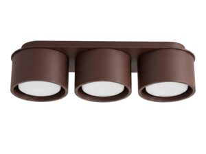 Miniaturka 13 - Trzypunktowy plafon Modessa 32,4 cm brązowy
