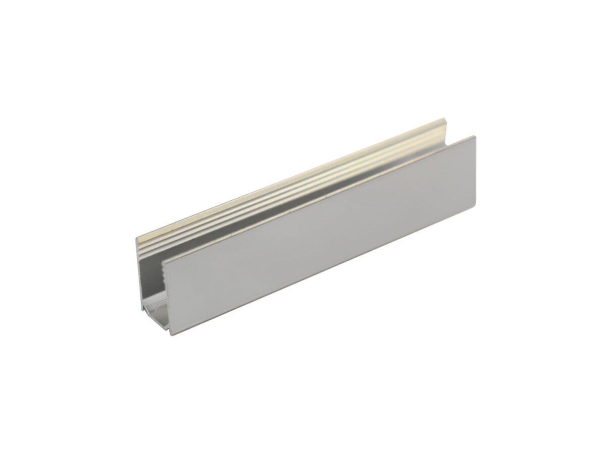 Uchwyt aluminiowy do neonu LED 6 × 12 mm z otworami
