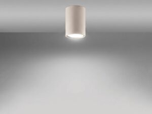Miniaturka 16 - Unikalny plafon LUMEN 10 beżowy z włączonym światłem