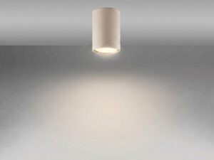 Miniaturka 37 - Unikalny plafon LUMEN 10 taupe z włączonym światłem