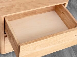 Miniaturka 6 - Szafka nocna Vandora 2L – otwarta szuflada i dno ze sklejki