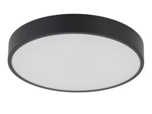 Miniaturka 8 - Plafon LED Velis czarny, okrągły klosz