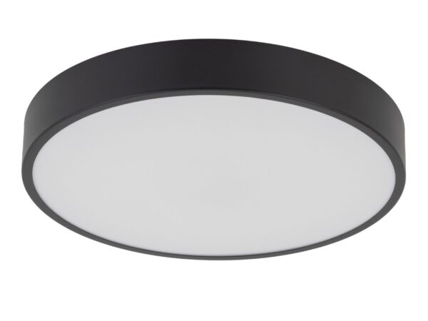 Plafon LED Velis czarny, okrągły klosz