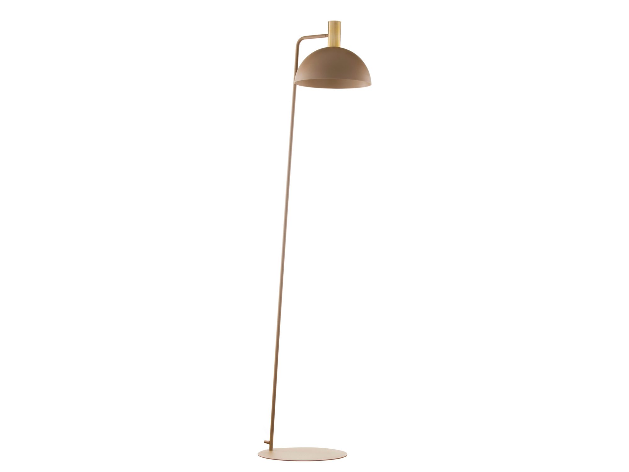 Vitrum Gold kopuła M wysoka lampa podłogowa złoto-beżowa