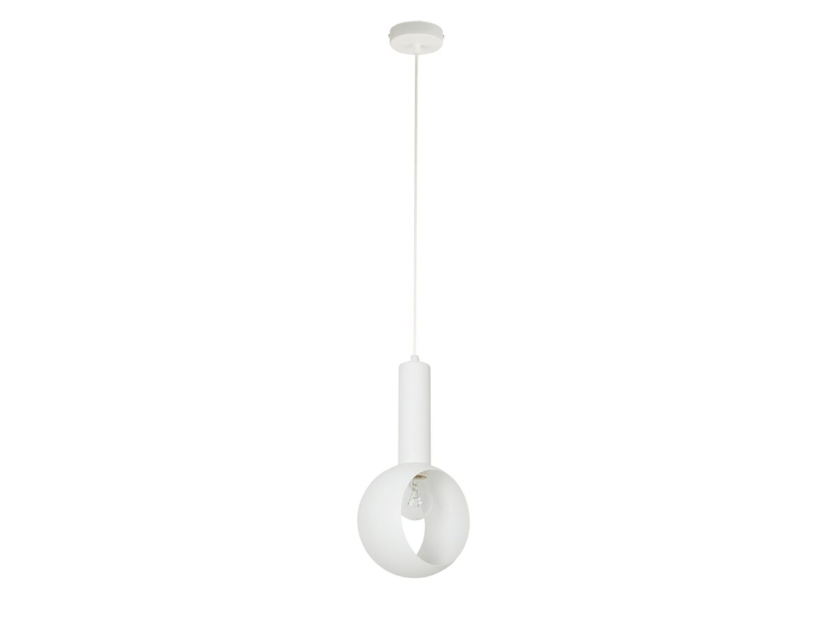Lampa wisząca Vitrum Oczko 1-punktowa z metalowym kloszem