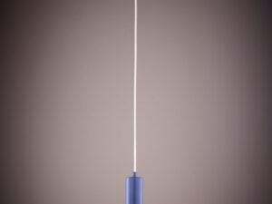 Miniaturka 9 - Lampa wisząca Vitrum Oczko granatowa ze światłem w okrągłym kloszu