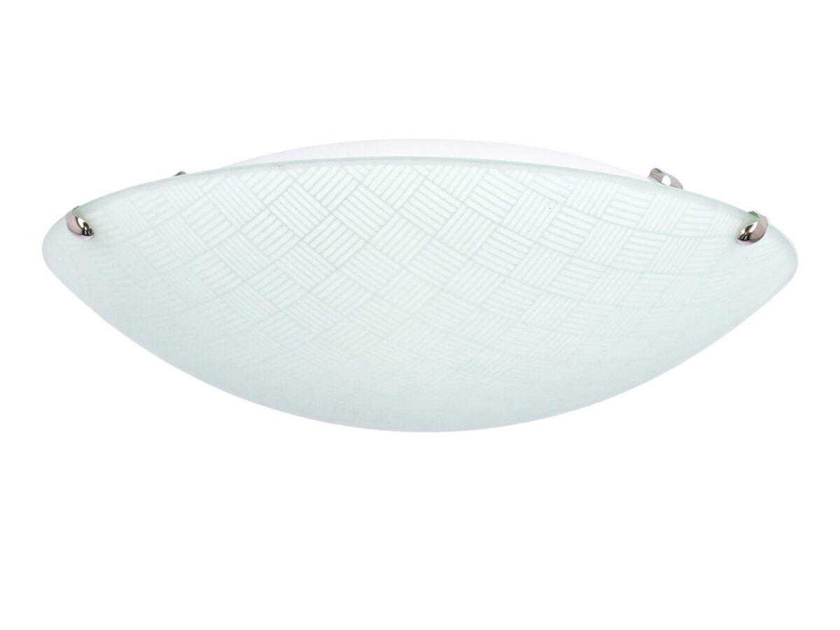 Plafon Voleseta szklany 30 cm geometryczny wzór E27