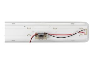 Miniaturka 1 - Oprawa Waterproof V DALI 18 W IP66 widok od spodu i metalowe klamry