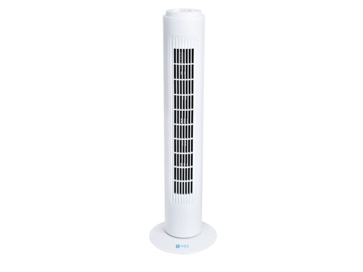 Wentylator kolumnowy 50 W 73 cm biały z oscylacją