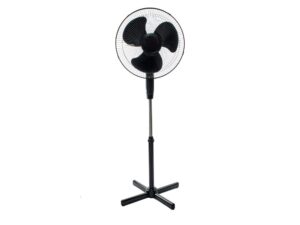 Miniaturka 8 - Wentylator stojący 40 cm 45 W czarny – pełny widok na białym tle