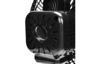 Miniaturka 5 - Czarny wentylator stołowy 15 W w aranżacji
