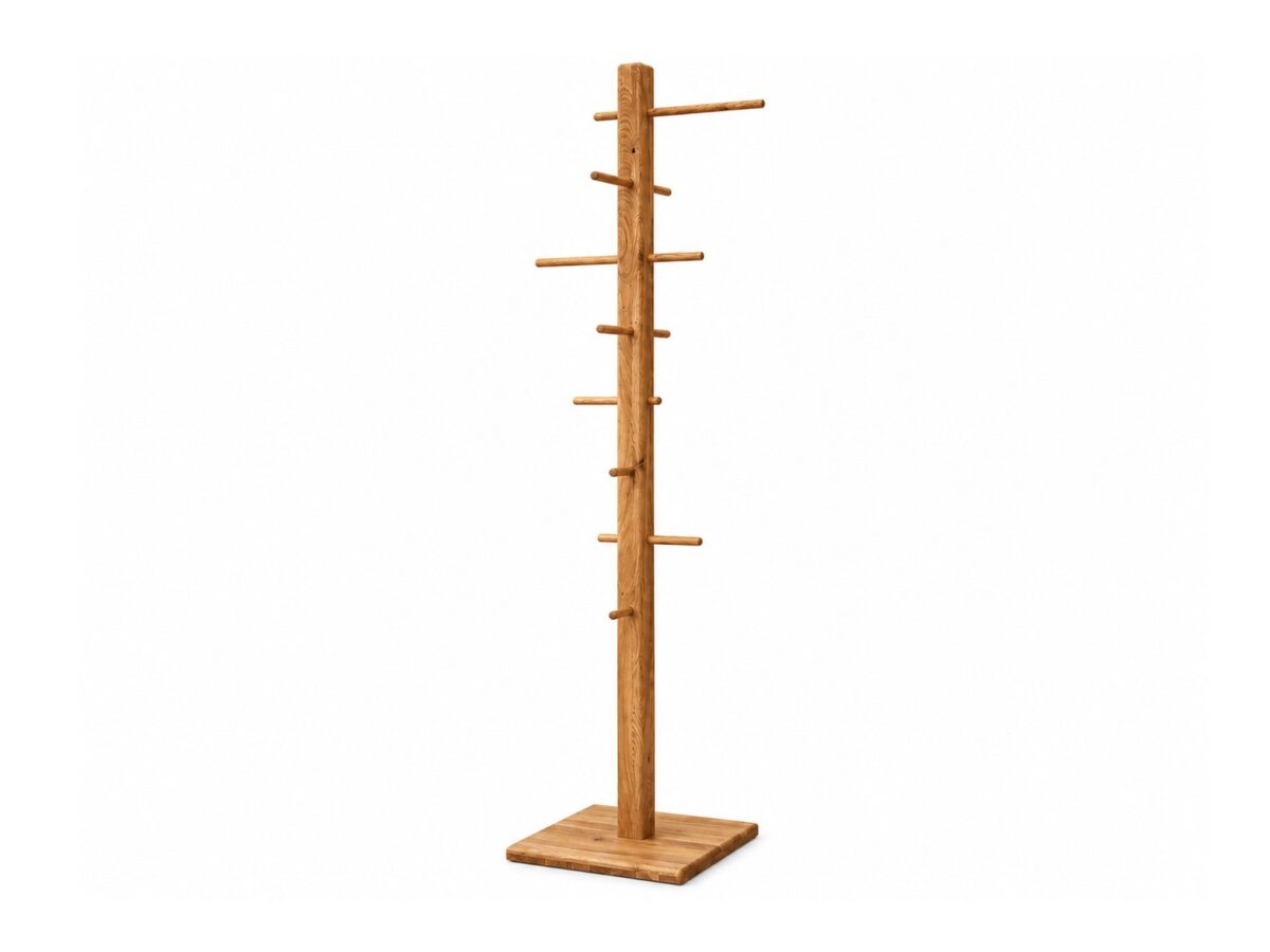 Wieszak stojący dębowy Verde Classico 180 cm