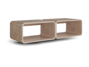 Miniaturka 1 - Wiszący moduł dębowy Marvello 60 cm dąb bielony – zdjęcie 2