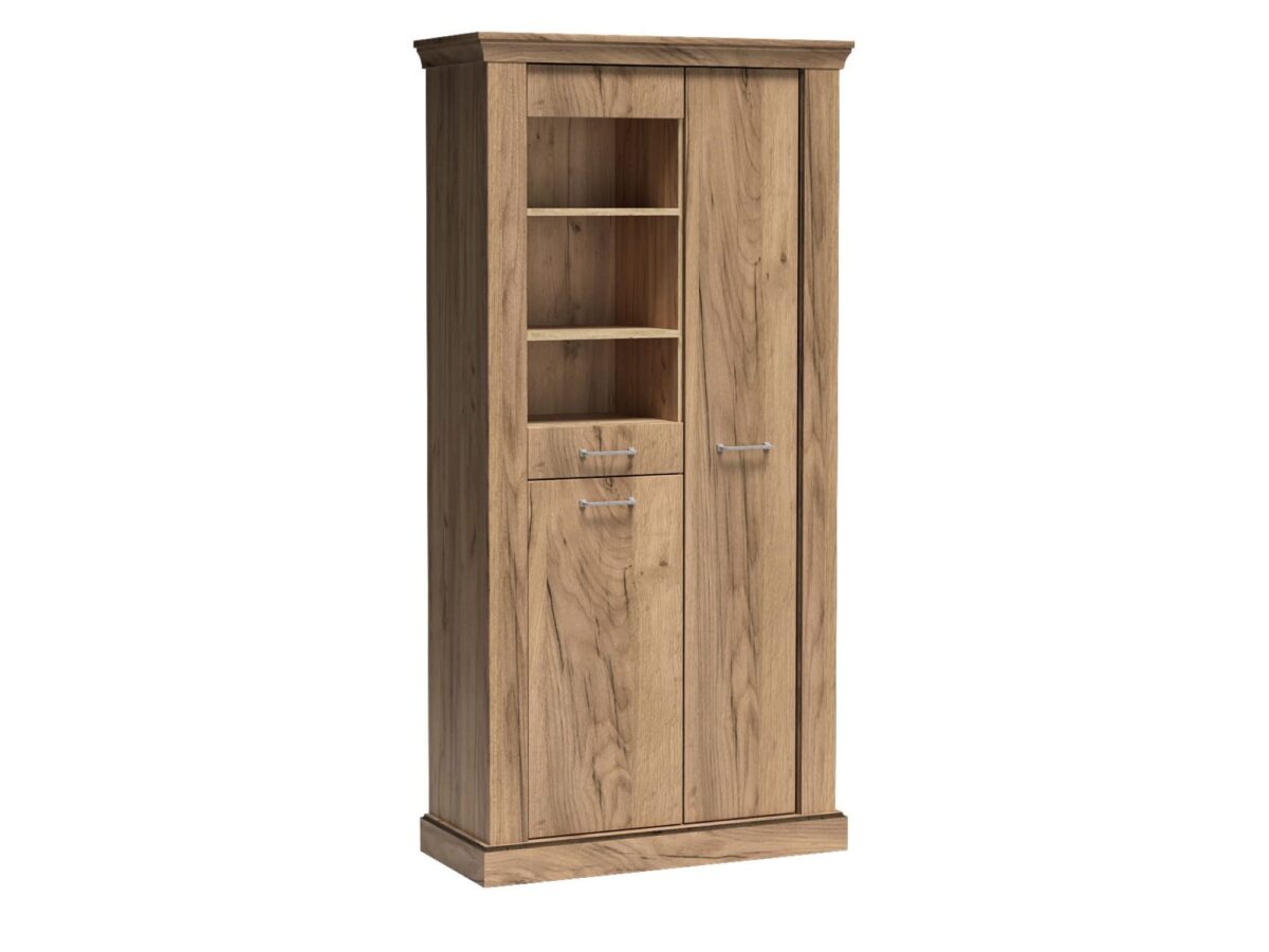 Witryna przeszklona Ambrina 97 cm Kraft złoty