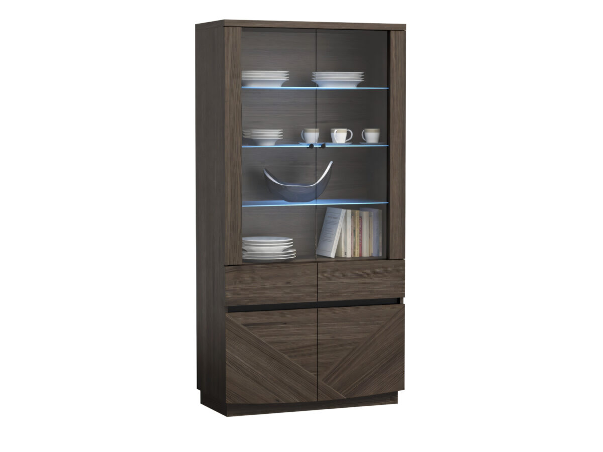 Witryna czterodrzwiowa z 2 szufladami Palviano 100 cm