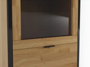 Miniaturka 6 - Witryna dębowa Kongaro 60 cm dąb naturalny w aranżacji wnętrza 6