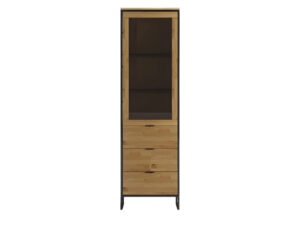 Miniaturka 4 - Witryna dębowa Kongaro 60 cm dąb naturalny – zdjęcie 5