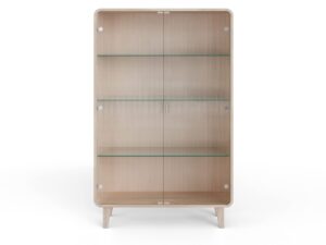 Miniaturka 3 - Witryna dębowa Marvello 95 cm dąb bielony – zdjęcie 4