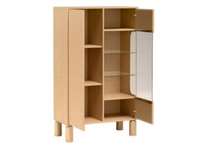 Miniaturka 4 - Witryna Dunvelo z otwartymi szafkami i szklanymi półkami