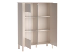 Miniaturka 8 - Witryna Fenita 103 cm kaszmir, otwarte drzwi, widok pod kątem